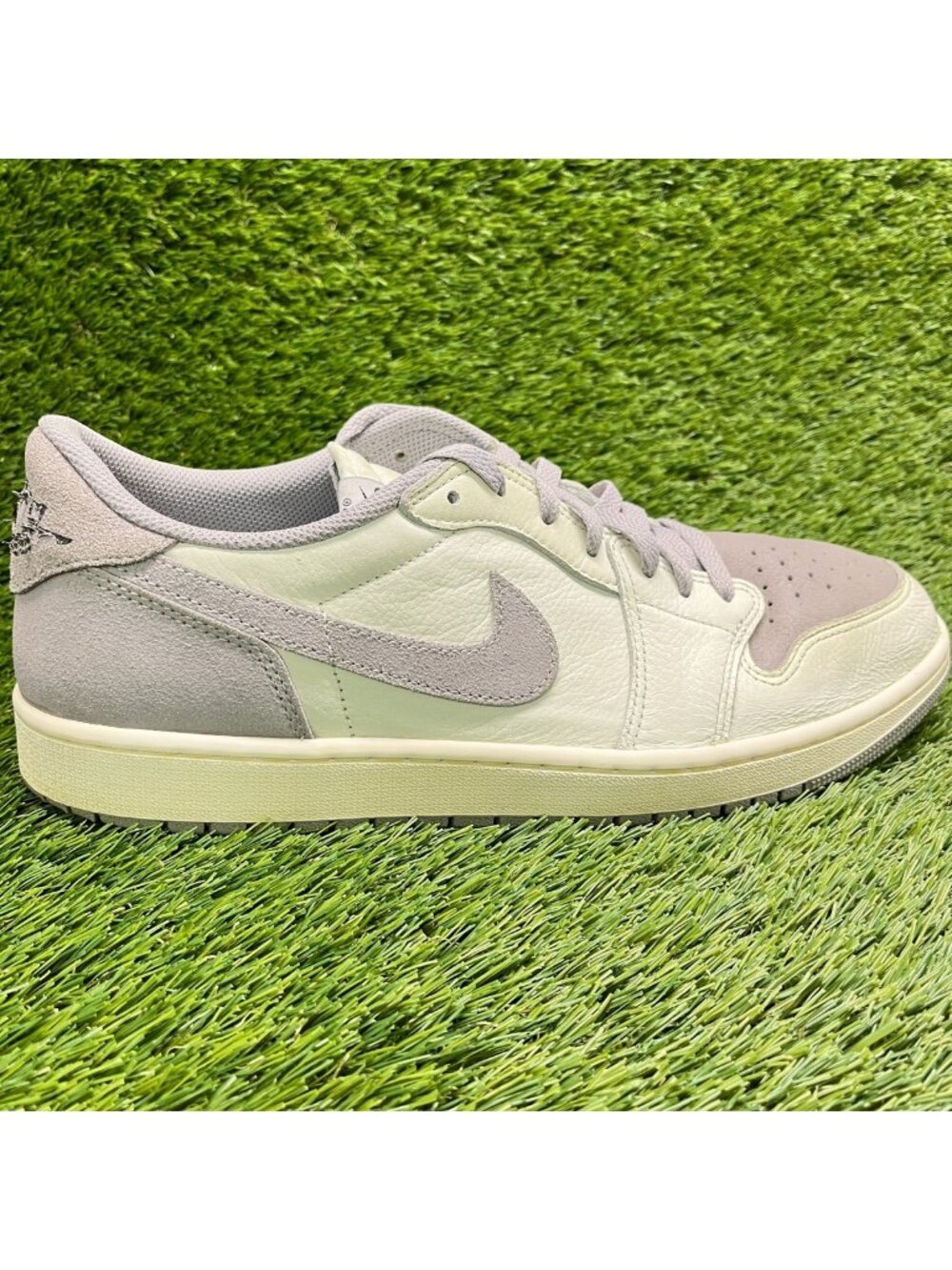 Nike Air Jordan 1 Retro Low Atmosphere Gray Mens Size 13 Athletic Shoes Sneakers